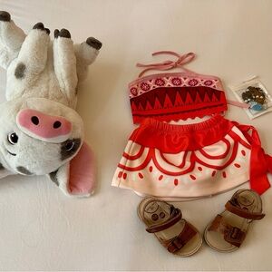 Simea from Moana costume toddler 18-24mo.